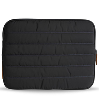Housse d'ordinateur portable matelassée en nylon imperméable, légère et moderne, personnalisable en gros, avec motif coloré pour un usage quotidien
