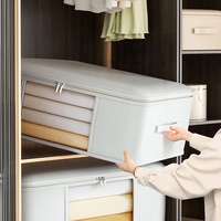 Sac de rangement pliable grande capacité pour couvertures, vêtements et couettes sous le lit, pour la maison