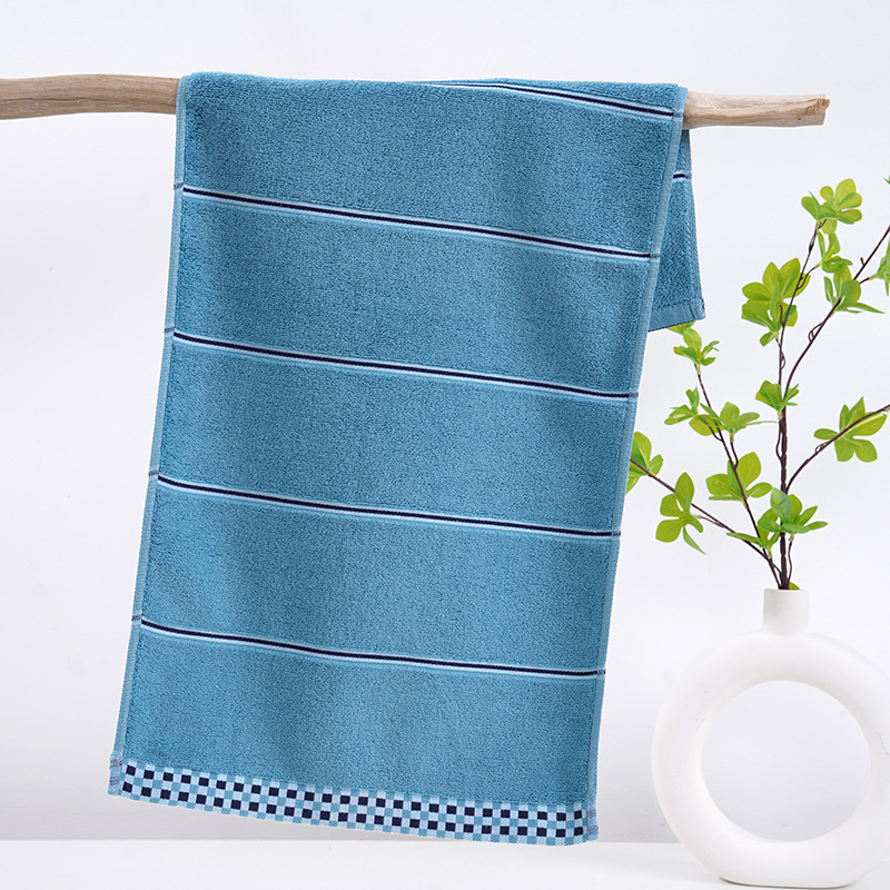 Serviette à carreaux classique [Bleu foncé]