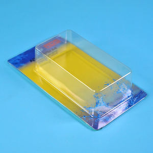 印刷された挿入カードが付いているカスタムクリアペットプラスチックスライディングブリスター包装箱 - Product Image 2