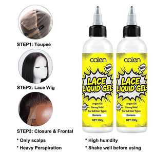 <span class=keywords><strong>Gel</strong></span> Líquido para Cabello con Aroma a Plátano, 200 ml, Fórmula Mejorada, Marca Privada, Resistente al Agua y al Sudor, Ingredientes Naturales, Fijación Extrema - Product Image 6