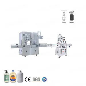 HYPFT2-1000 + HYXG-4C Tracking Type Bottle Filling Capping Machine Line for Hand Soap | HENGYUAN
