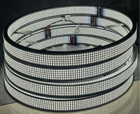 Lumières LED Lumina haute densité pour jantes de voiture, 4 pièces, 10 rangées, pour éclairage décoratif de jantes