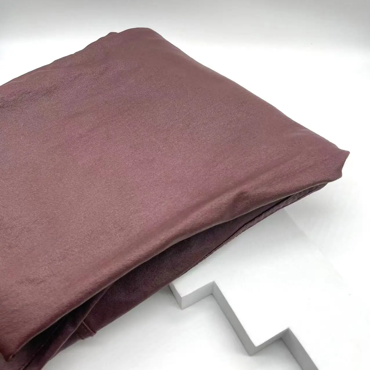 HONGXIN твердая бордовая высокая эластичная полиуретановая ламинированная ткань для женщин модные кожаные изделия