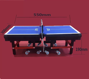 <span class=keywords><strong>Table</strong></span> <span class=keywords><strong>de</strong></span> <span class=keywords><strong>ping</strong></span>-<span class=keywords><strong>pong</strong></span> portable <span class=keywords><strong>mini</strong></span> 550x300mm pliable avec roulettes, petite <span class=keywords><strong>table</strong></span> <span class=keywords><strong>de</strong></span> <span class=keywords><strong>ping</strong></span>-<span class=keywords><strong>pong</strong></span> pour enfants, jeu <span class=keywords><strong>de</strong></span> sport d'intérieur à domicile - Product Image 4