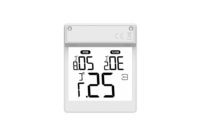 Thermomètre et hygromètre numériques LCD, moniteur de température et d'humidité intérieure, horloge numérique de bureau/table