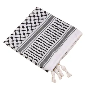 palestine scarf for Men, Hot selling Shemagh in four season, Black Arafat Scarf for men