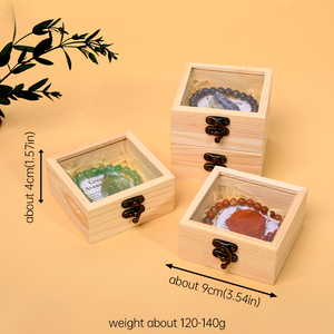 Bán Buôn Tinh Thể Tự Nhiên Nguyên Đá Hổ Mắt Vòng Đeo Tay Pha Lê Kit Hộp - Product Image 4