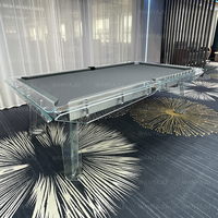 Table de billard moderne haut de gamme de 6 pieds personnalisable avec cadre en bois massif