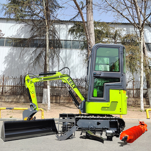 Miniexcavadora pequeña para granja y jardín, excavadora pequeña de 1 tonelada, miniexcavadora hidráulica de China sobre orugas con chasis telescópico - Product Image 1