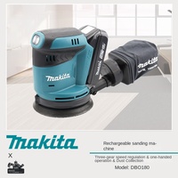 Lijadora Orbital Inalámbrica DBO180Z de Iones de Litio de 125 mm para Acabado de Madera con Control de Velocidad Variable y Capacidad de Batería de hasta 6.0 Ah