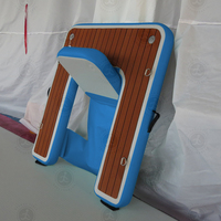 Chaise gonflable flottante portable pour la détente et les loisirs aquatiques, pour piscine, plage, lac, rivière