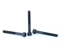 M1.4 M1.6 M2 M2.5 M3 M3.5 M4 M5 M6 M8 Baut Sekrup Kepala Allen Hexagon Hex Socket Cap Baja Paduan Kelas 10 Hitam DIN912