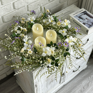 Décorations florales artificielles <span class=keywords><strong>de</strong></span> Pâques, brins <span class=keywords><strong>de</strong></span> <span class=keywords><strong>fleurs</strong></span> <span class=keywords><strong>sauvages</strong></span> printanières, faits à la main, aspect réaliste, pour la maison, les mariages et la fête des Mères - Product Image 4