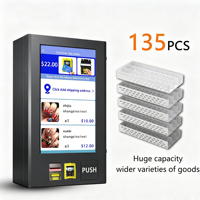 Kiosque de vente automatique intelligent tout-en-un avec écran tactile 32 pouces |   Machine distributrice en libre-service avec paiement sans espèces par QR code et gestion cloud via SDK