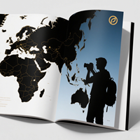 Impression de dépliant personnalisé direct d'usine, livret de brochure de haute qualité