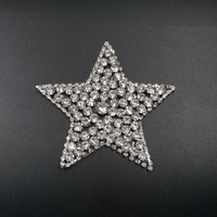 Nouveau fer sur Badge papillon blanc perle strass patchs 3D fer-sur Design Applique pour vêtements