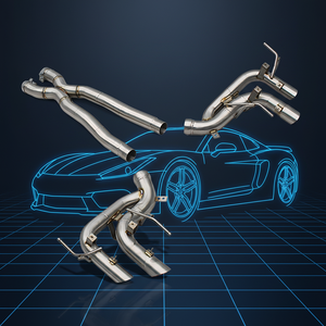 Silenciador Trasero Valvetronic para Ferrari Purosangue FUV V12 6.5L <span class=keywords><strong>2022</strong></span>+, Tubos de Escape de Acero Inoxidable - Product Image 1