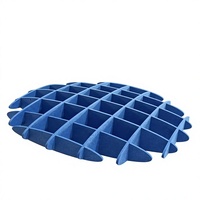 Panneaux acoustiques suspendus en grille de polyester PET recyclé pour plafonds de bâtiments commerciaux
