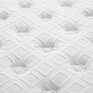 Colchón King Size Euro Top al por mayor con resortes ensacados <span class=keywords><strong>y</strong></span> espuma viscoelástica, colchón comprimido en caja - Product Image 5
