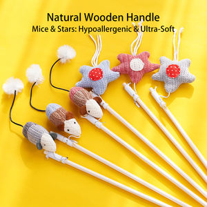 Игрушки-мышки для кошек: плюшевые, миниатюрные, интерактивные, для игр и развлечений в помещении, оптом - Product Image 4