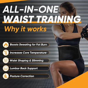 Faja Reductora de Cintura Ajustable de Poliéster para Hombre y Mujer, Cinturón Adelgazante para Ejercicio Físico, Moldeador de Abdomen - Product Image 2