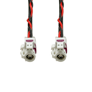 HSD4+2 White B Type Female-Female Video Data Transmission <b>Cable</b> For Camera 1080P Resolution PVC Jacket Copper Conductor - Product Image 1