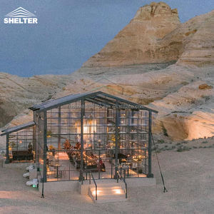 Chapiteau en aluminium transparent avec cadre en verre pvc pour événements, salle de spectacle, <span class=keywords><strong>orangerie</strong></span>, atrium, tentes d'église pour 500 personnes, tente pour mariage - Product Image 1