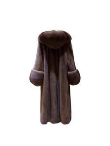 Abrigo <span class=keywords><strong>de</strong></span> Visón <span class=keywords><strong>de</strong></span> Invierno 2025, Grueso y Cálido, Manga Larga, Corte Entallado, Calidad <span class=keywords><strong>de</strong></span> Exportación, Piel Sintética, Estilo Lujoso para Mujer - Product Image 6