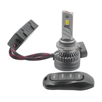 Bombillas LED para Faros Delanteros de 200W, Serie X8, H1 H4 H7 H11, 40000LM, Doble Color 3000K 4300K 6000K, Lámparas Delanteras para Automóvil
