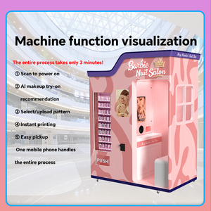 Distributore Automatico Intelligente per Stampa Unghie con Lettore di Carte - Macchina per Stampa Unghie Cosmetici Bellezza Giochi a Moneta - Product Image 5