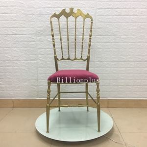 De Banquet d'hôtel en laiton plaqué <span class=keywords><strong>or</strong></span> de mariage napoléon chaises à vendre - Product Image 2