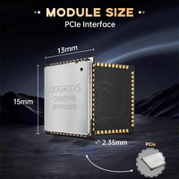 Módulo WiFi PCIe O9201PB de Bajo Costo, Tarjeta Inalámbrica 802.11ac de Doble Banda 2.4/5GHz 2x2 MIMO para Aplicaciones Industriales Integradas e IoT