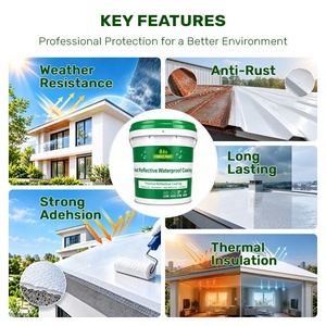 Peinture de toiture isolante thermiquement, haute performance, imperméable et réfléchissante pour tuiles en acier et ciment - Product Image 2