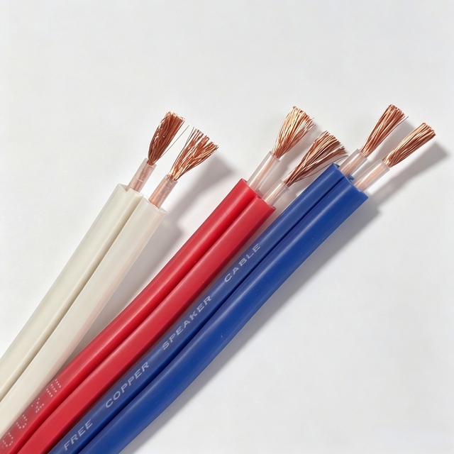 12/14/16/18AWG Speaker Wire 2 Core OFC Copper Conductor Flexible Speaker Wire