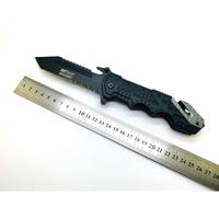 Type de matériel en acier inoxydable utilitaire survie en plein air Camping chasse couteaux de poche pliants couteau tactique