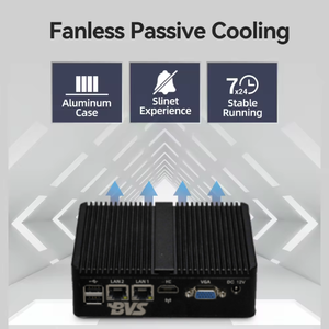 Mini PC Industrial de Alta Estabilidad con CPU N2830/J6412, 4GB+64GB/128GB SSD, 2 LAN, HDMI, VGA, 4 USB para Control Industrial - Product Image 2