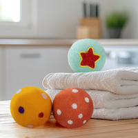 Prix d'usine Boules de séchage en laine 100% biologique de Nouvelle-Zélande, adoucissant réutilisable pour le linge, pour la vente au détail et les commandes en gros
