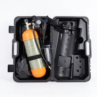 Appareil respiratoire autonome à pression positive de 30 MPa, capacité de 6,8 L, masque à gaz SCBA pour pompier