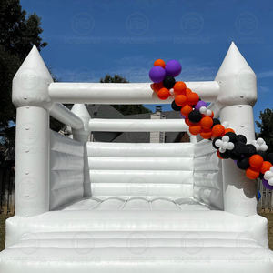 Castillo Hinchable Blanco Brincolín Inflable de 13 x 11.5 pies Casa Burbuja de 10 pies Carpa Domo <span class=keywords><strong>para</strong></span> Fiestas de Boda - Product Image 3