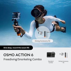 Caméra étanche originale Osmo Action 6 avec capteur CMOS 1/1.3 pouces, vidéo 4K/120fps, suivi des sujets, stabilisation - Product Image 4