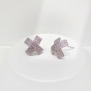 Precio de fábrica, pendientes de plata de ley 925 con diseño geométrico de flor, estrella infantil única, circonita rosa 3A, pendientes de tuerca para mujer 2026 - Product Image 5