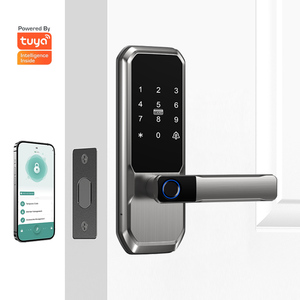 Điện tử tiêu chuẩn Mỹ deadbolt khóa với tuya App vân tay mật khẩu thông minh xử lý khóa cửa đối với trang chủ - Product Image 1