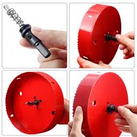 Scie cloche de 6 pouces avec mandrin robuste, coupe-trou bimétallique de 152 mm, élimination rapide des copeaux