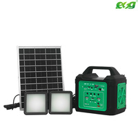 Système de haut-parleurs solaires portables DC avec batterie LiFePO4 intégrée, panneau de charge solaire, lampe de poche, audio multifonctionnel pour l'extérieur