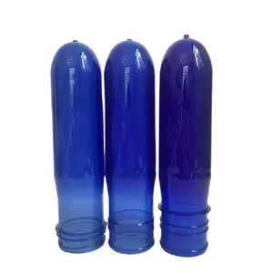 Bonne performance bas prix clair bleu 55mm cou 5 gallons bouteille d'eau minérale préforme pour animaux de compagnie