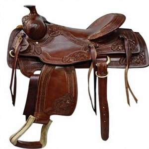 Sillas de montar de cuero de la mejor calidad para accesorios de equitación, asiento para jinetes masculinos y femeninos, ecológico y personalizable. - Product Image 1