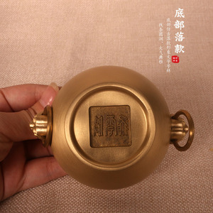 Lujosa Fuente de Cobre Puro con Diseño de Doble León, Adorno Creativo para el Hogar, Interiores y Oficina; Auspiciosa para Atraer la Riqueza y - Product Image 3