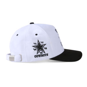Casquette de baseball vintage brodée à motifs de feuilles, multi-panneaux, pour <span class=keywords><strong>homme</strong></span>, réglable, avec boucle double, design sportif/élégant, style bec de canard - Product Image 4