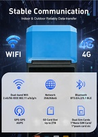 نظام نقاط البيع المحمول H10S 4G بنظام أندرويد 13 مع بلوتوث وطابعة حرارية وجهاز دفع وسجل نقدي متنقل